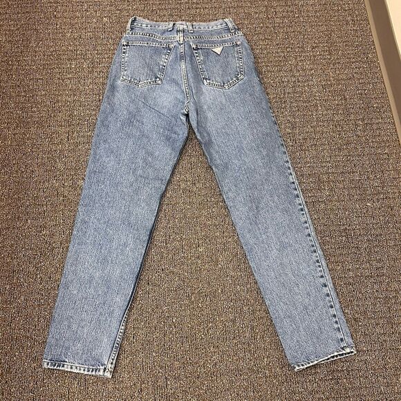 Vintage Guess Jeans Womens Sz 27 (Measures 24) Denim Made USA Light Wash 90s Y2K - Picture 3 of 7